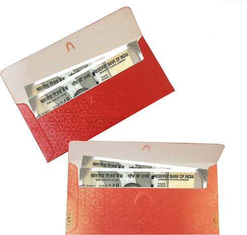 eSplanade Multi Color Pack of 50 Money Gift Envelopes for Cash, Shagun Lifafa - Perfect for Weddings, Invitations, and
