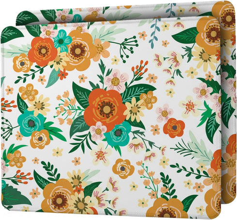 Mr. Pen - Mouse Pad, Floral, 12.5"x 10.5", 2 Pack, Women Girls Flowers, Waterproof
