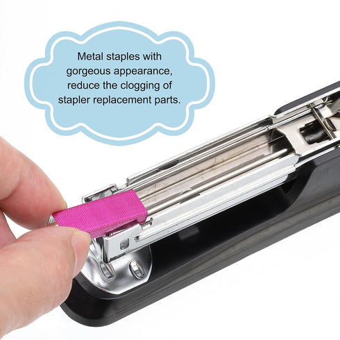 PATIKIL Staples for Stapler, 4 Pack #10 Mini 3/16 Inch Staples in Red, Blue, Yellow, Green