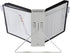 DURABLE Desktop Reference System, 10 Double-Sided Panels, Letter-Size, Black, INSTAVIEW Design