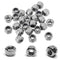 Juvielich 100PCS M4 Locknuts Metric Nylon Inserted Hex Lock Nuts Self-Lock Nylon Insert