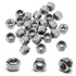 Juvielich 100PCS M4 Locknuts Metric Nylon Inserted Hex Lock Nuts Self-Lock Nylon Insert