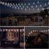 24FT 8 Bulb (New) Outdoor String Lights, Hemp Rope LED Patio Lights, Waterproof Modes Plug-in Edison Lights