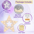 3FT Tall Marquee Light Up Star DIY Pre Cut Frame with Light Foam Marquee Signs Props for Birthday Engagement Baby