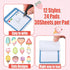 Yinder 24 Pads Cute Kawaii Sticky Notes, Cartoon Sticky Note Pads for Office Home Students, Fun Self Stick Memo Pad