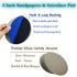3 Inch Sanding Discs 40pcs 320 Grit Premium Silicon Carbide Sandpaper Wet Dry Hook and Loop