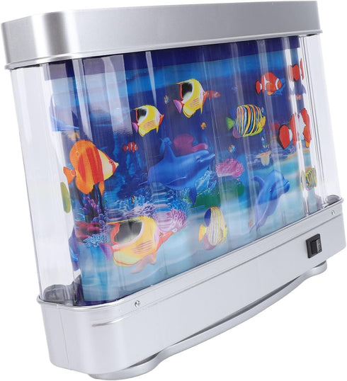 Artificial Aquarium Night Light with Moving Fish - Baby Toy for Bedroom & Office