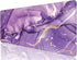 Desk Mat, Large 32" x 12" XXL Mouse Pad, Cute Purple Marble Desktop Decor for Laptop & Keyboard