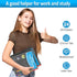 HABGP 12 Pocket Plastic Folders with Pockets - 6 Colors Multi Pocket Folder Binder with Dividers for Office Organizer