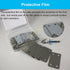 12 Pack Flat Mending Plate, Metal Bracket, Stainless Steel Brace 2.36 x 1.49'', Fixing Joining Plate for Wood with