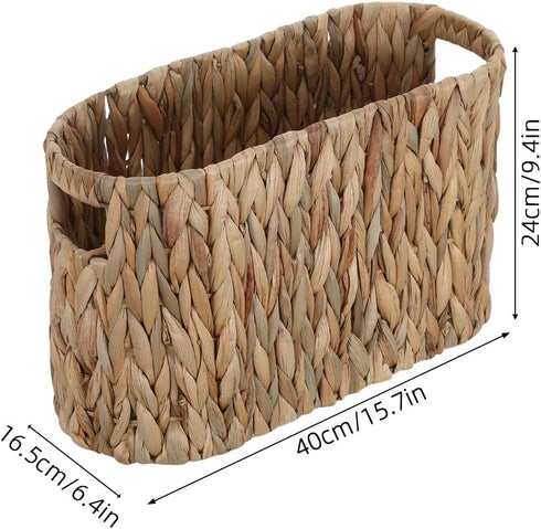 Toilet Paper Storage Basket: Toilet Paper Holder Wicker Basket - Bathroom Accessories Organizer Boho Hand Woven Rattan