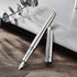 HongDian Stainless Steel Fountain Pen, Iridium Fine Point with Converter and Metal Pen Box