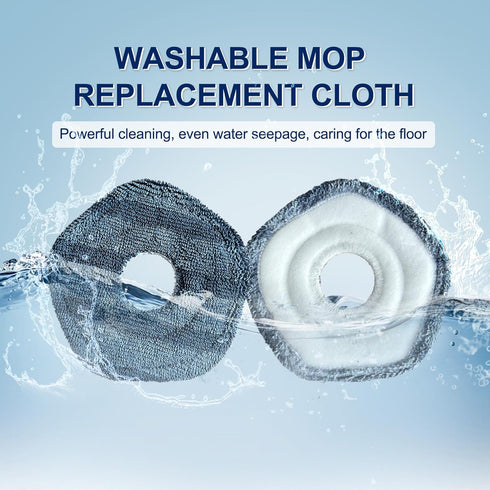 12 Pack Replacement Mopping Pads for Anker Eufy X10 Pro Omni and Eufy X9 Pro Robot Vacuum, Vacuum Cleaner Accessories