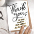 m&h invites Thank You For Your Support Greeting Card Kindness Appreciation Card