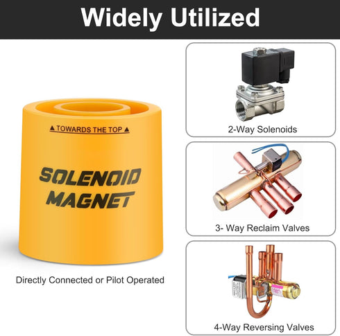 Solenoid Magnet Tool #TLMKC, 18mm Solenoid Valve Troubleshooting Magnet for Most Industry Valves