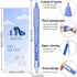 Retractable Ballpoint pens, Fine Point(0.5mm), Black Ink, 4-Count Pack, Cute Blue sky pens for School Office Supplies (Blue(4-count)) by AbcrAbcr