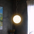 5.90 Inch Kichvoe Frosted Acrylic Globe Lampshade Replacement Round Ball Lamp Cover for Wall Lamp Post Light Pendant