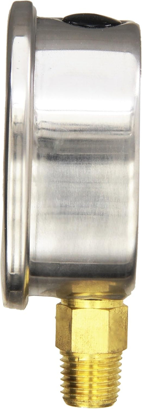 Zenport LPG600 Zen-Tek Glycerin Liquid Filled Pressure Gauge, 600 PSI