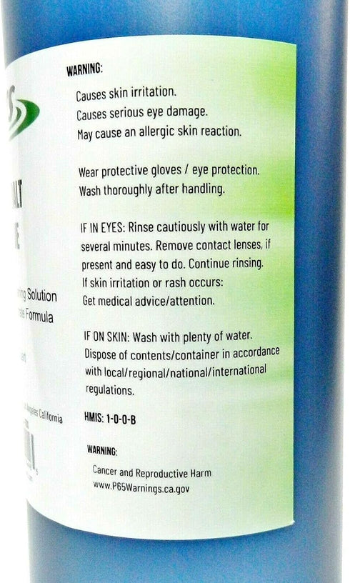 1 JTS Jewelry Ultrasonic Cleaning Solution Cobalt Blue Quart Clean Jewelry Compounds Made in USA