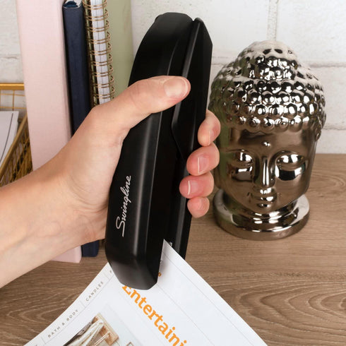 Swingline Standard Stapler, Eco Version, 20 Sheet Capacity, Jam Free, 2 Pack, Black (54501)