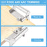 YUCHENGTECH Edge Banding Trimmer, Manual Woodworking Tool with Tungsten Carbide Blades, 2 in 1