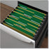 Universal 13522 Deluxe Top Tab Folders, 2 Fasteners, 1/3 Tab, Letter, Green, 50/Box