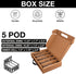 Hot Sauce Pod 5 oz Woozy 1, 2, 3, 4 5-Bottle 8x2x2.5 11.3x7.5x2.4 5-Pack Hot Sauce Bottle Box Sample Kit & Shipping