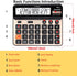 Philley Large Button Calculator, 14 Digits Desktop Check&Correct Electronic Calculator with Large LCD Display