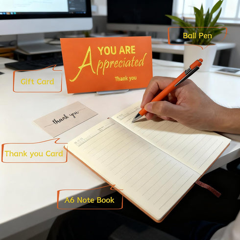 HOOHONOR Employee Appreciation Gifts, Thank You Gifts for Men Coworkers, Gift Basket for Men, Thank You Basket for Team