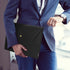 Toplive Black Document File Folder, Waterproof PU Leather A4 Envelope Case Organizer with 8 Card Holders for Travel
