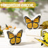 2 Pack Honeydak Toilet Bolt Caps Decorative Butterfly Toilet Bolt Screw Covers Cute Ceramic Bathroom Decor Fun Themed