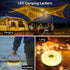 LEDLAY 33FT 8 Camping String Lights, Rechargeable String Lights with Modes, Waterproof Outdoor Lights with Delay