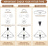 E27, E26 E14 3.5 15 7 inch 1 Pack) Small Scalloped Table Lamp Shades - Petal Lamp Shade for Table Lamps, Floor Lamps