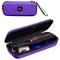 Hard Stethoscope Case with ID Slot, Large Carrying Case Compatible with 3M Littmann/ADC/Omron/MDF (Purple)