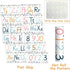 gisgfim 12 Pieces Alphabet Bulletin Board Strips Set, Boho Rainbow ABC Banner
