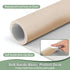 Boutilon Leather Desk Pad Protector, Non-Slip Mouse Pad, Waterproof Leather Desk Blotter for Office and Home (M-Golden,