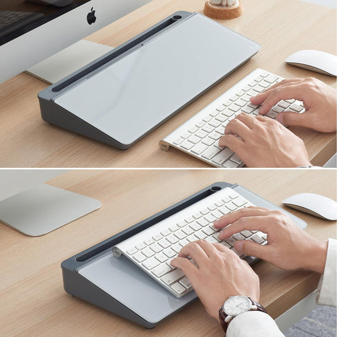 TSJ OFFICE Whiteboard Dry-Erase Board - Desktop Surface Pad with Drawer, Accessories for Home, Office, School