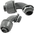 HQRP 2-Pack 3/4-Inch Nonmetallic Plastic Liquid Tight Connector, 90 Degree Electrical Conduit Connector Fitting