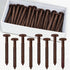 QincLing 60Pcs 3 Inch Vinyl Shutter Fasteners, Window Shutter Panel Pegs Shutter Screws