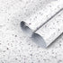 Decoroom Granite Contact Paper, 17.7 in X 118 in Waterproof Self Adhesive White Marble Wallpaper for Kitchen Countertops