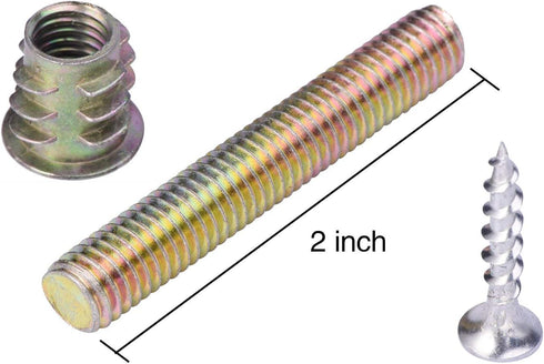 4PCS Leg Mounting Plates with Screws for Sofa, Couches, Tables, Furniture Legs Brackets Hardware Attachment