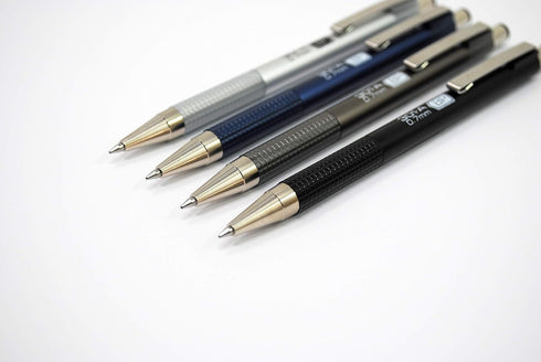 Zebra Pen F-301A Retractable Ballpoint Pen, Premium Metal Barrel in Assorted Colors, Fine Point, 0.7mm, Black Ink,