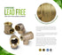 Everflow Supplies CMNL0001-NL 1" Cast Brass 90 Degree Elbow with Sweat Socket and Male Threaded Connect