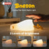 3 Dimmable UNEEDE Lying Flat Duck Lamp, Level Rechargeable Silicone Night Light, Benson Duck Cute Squishy Touch Sensor