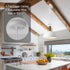 12 Inch 1 Pack Sandy White Farmhouse Pendant Lights for Kitchen Island Industrial Adjustable Height Vintage Dome