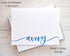 Designing Moments Set Set 10 22-101 Personalized Stationery Note Cards, Thank You Cards, Name in Calligraphy