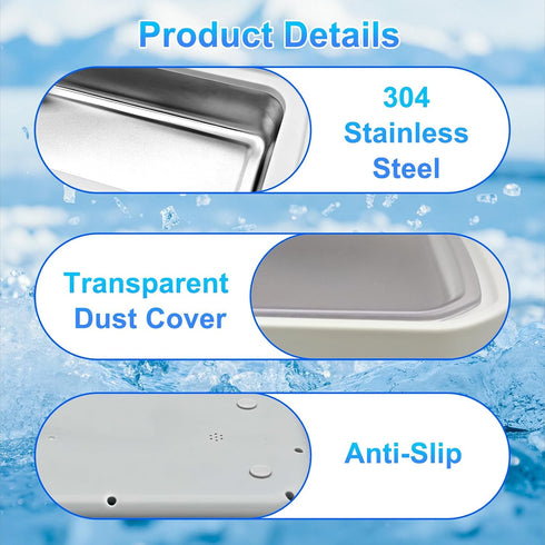 AIJIAXING 48kHz 22oz 304 Ultrasonic Cleaner, Ultrasonic Jewelry Cleaner Machine, Jewelry Cleaner with Stainless Steel