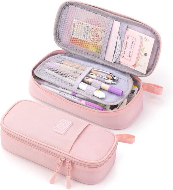 CICIMELON Durable Pencil Case, Big Storage Pen Pouch Bag for School Supplies, Office College for Teen Girls