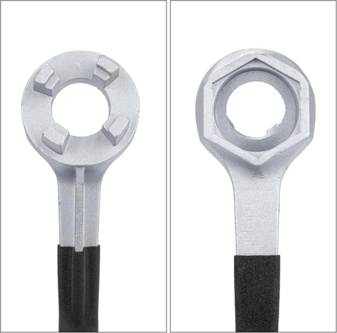 Bung Wrench Aluminum Drum Opener Tool for 10 15 20 30 50 55 Gallon Drums, Fits 2 inch and 3/4 inch Caps
