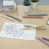 WRITECH 0.5mm Gel Pens with Soft Grip - 8ct Retractable Black Ink Pens for Smooth Writing, No Smear or Smudge